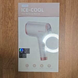 Laser Hair Removal Device in White and Pink
